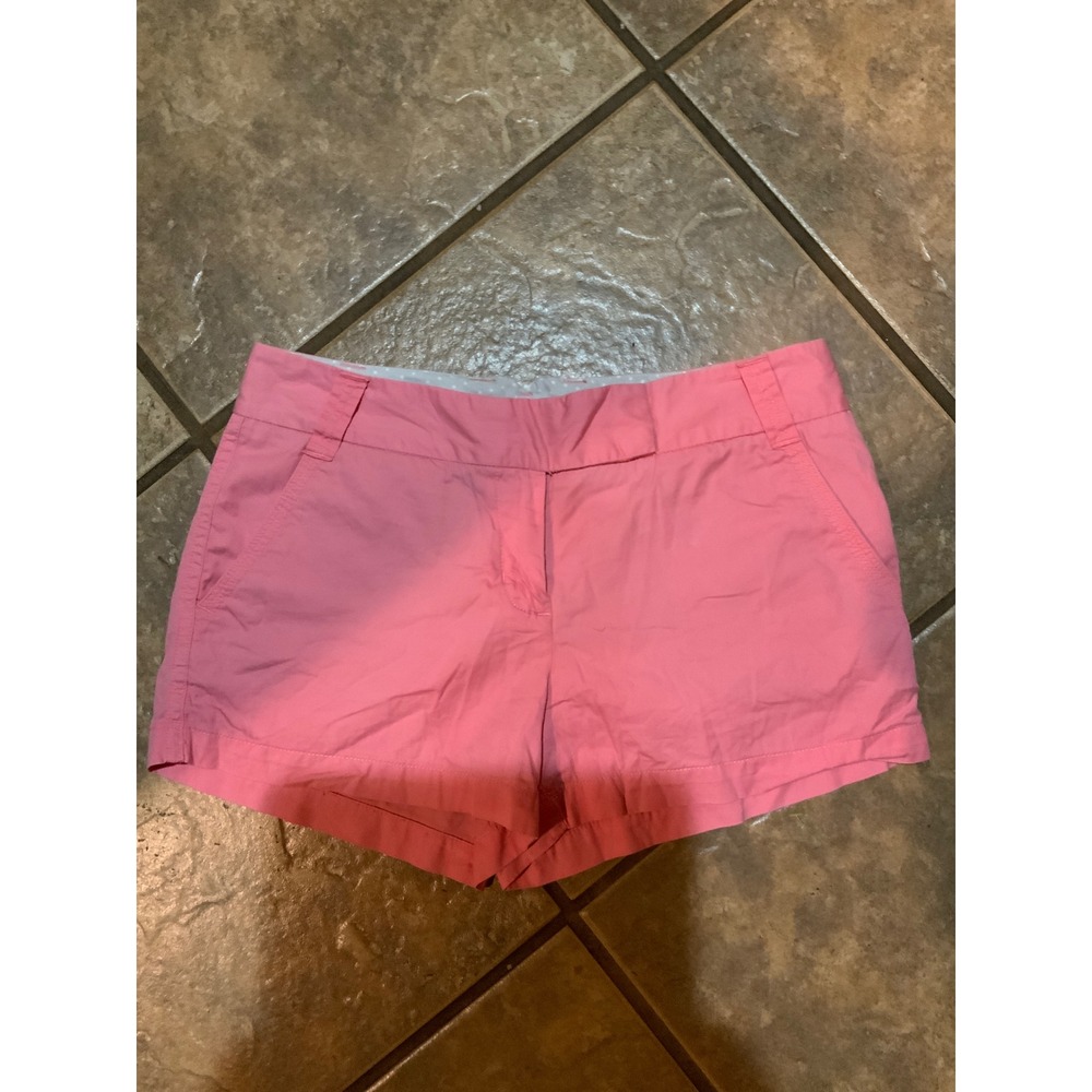 J.Crew Broken-In Chino Pink Classic Twill Shorts Womens Size 6